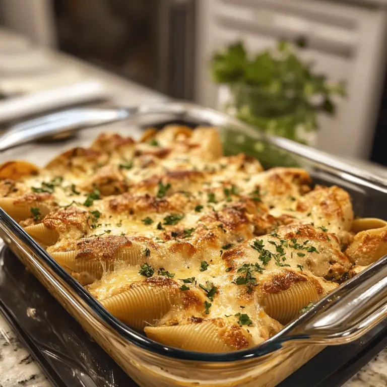 Delicious Chicken Stuffed Shells Baked to Perfection